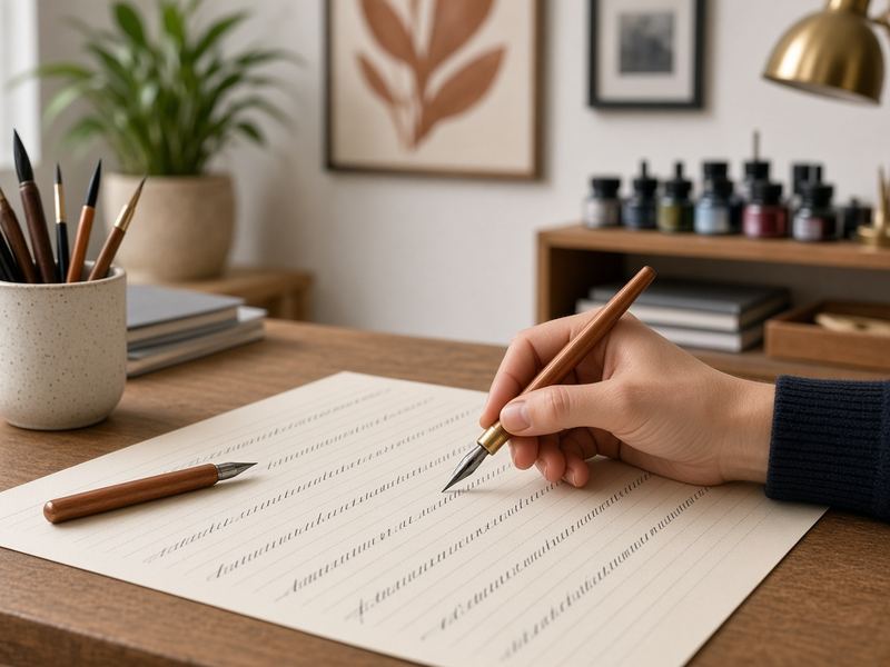 Copperplate intro at Studio Steady Vortex